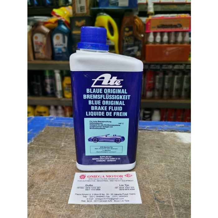 Ate Dot 3 1 liter Brake Fluid (Blue) original 100 original Shopee