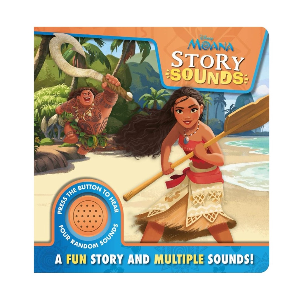 Disney Princess Moana Sound Book for Kids with Fun Bedtime Story