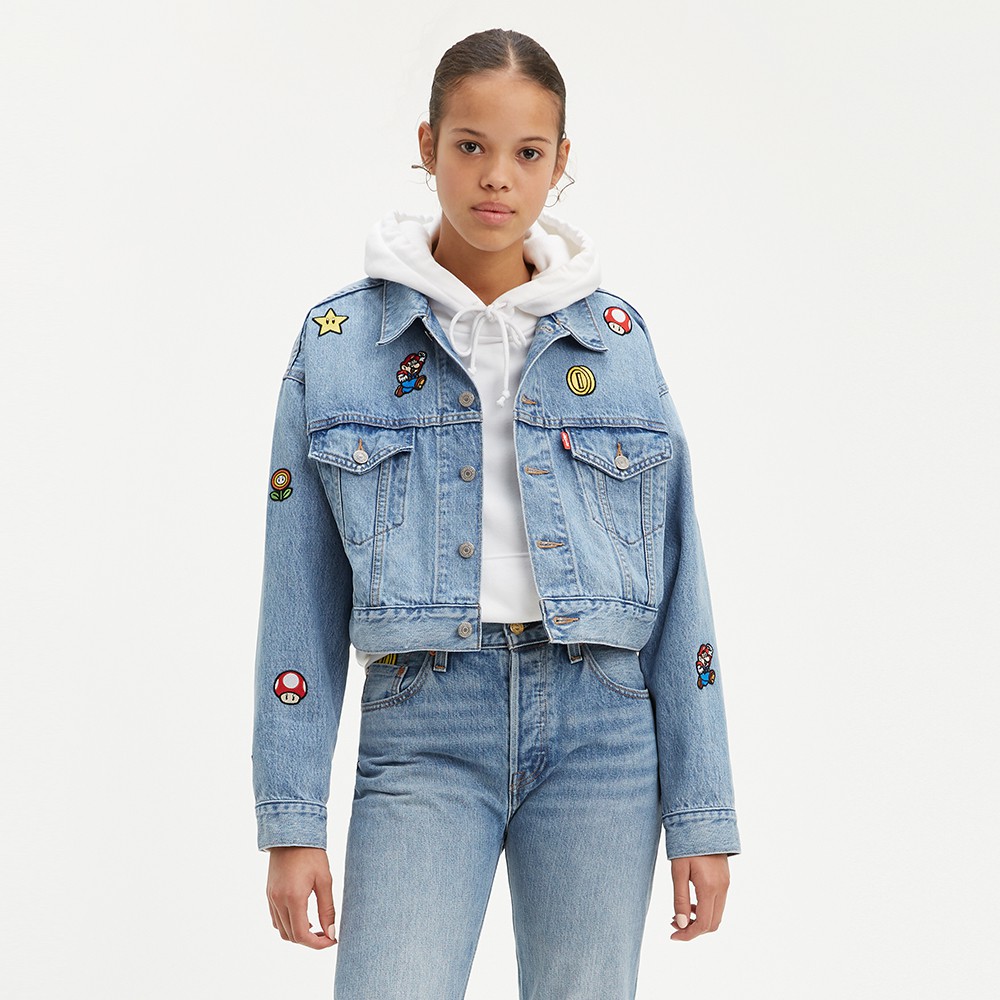 levis crop jean jacket