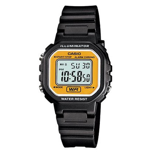 small black digital watch