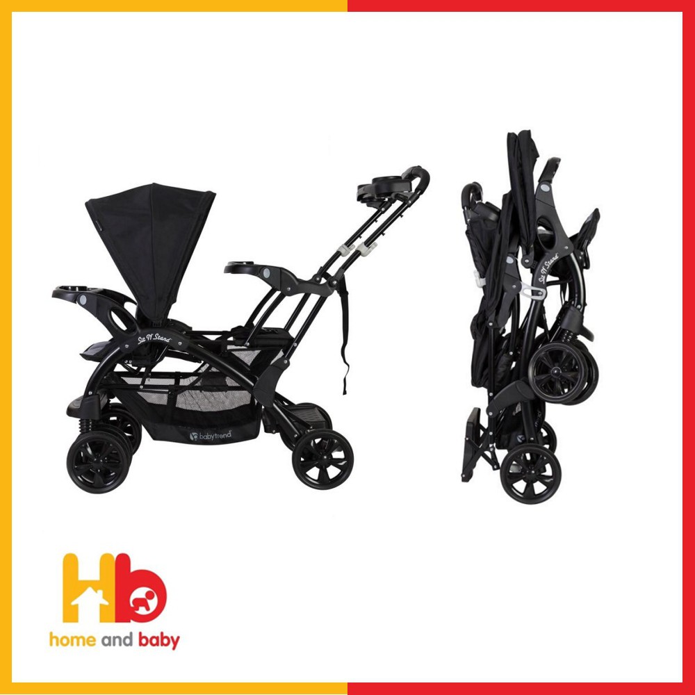 baby trend sit and stand double stroller moonstruck