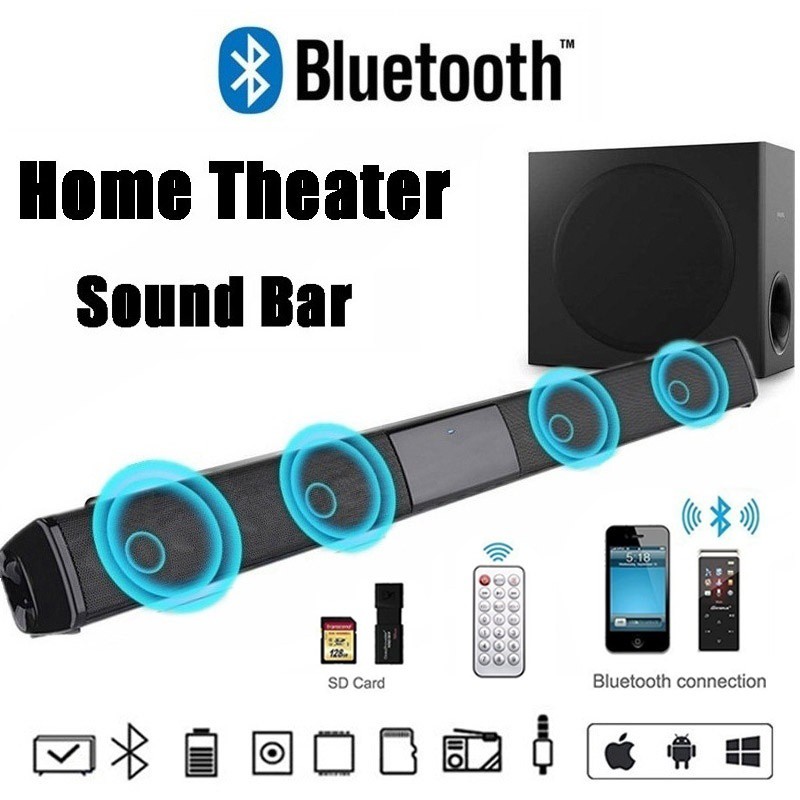 wireless bluetooth soundbar speaker tv home theater soundbar