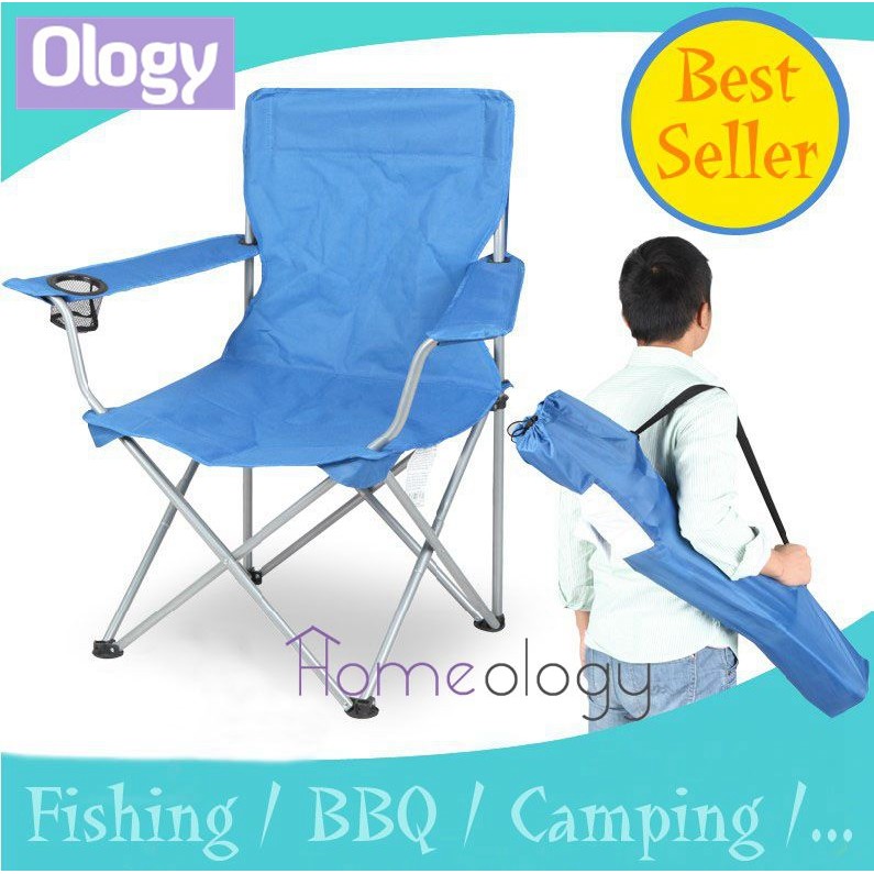 Portable Foldable Outdoor Beach Chair For Fishing Camping Picnic Balcony Rest