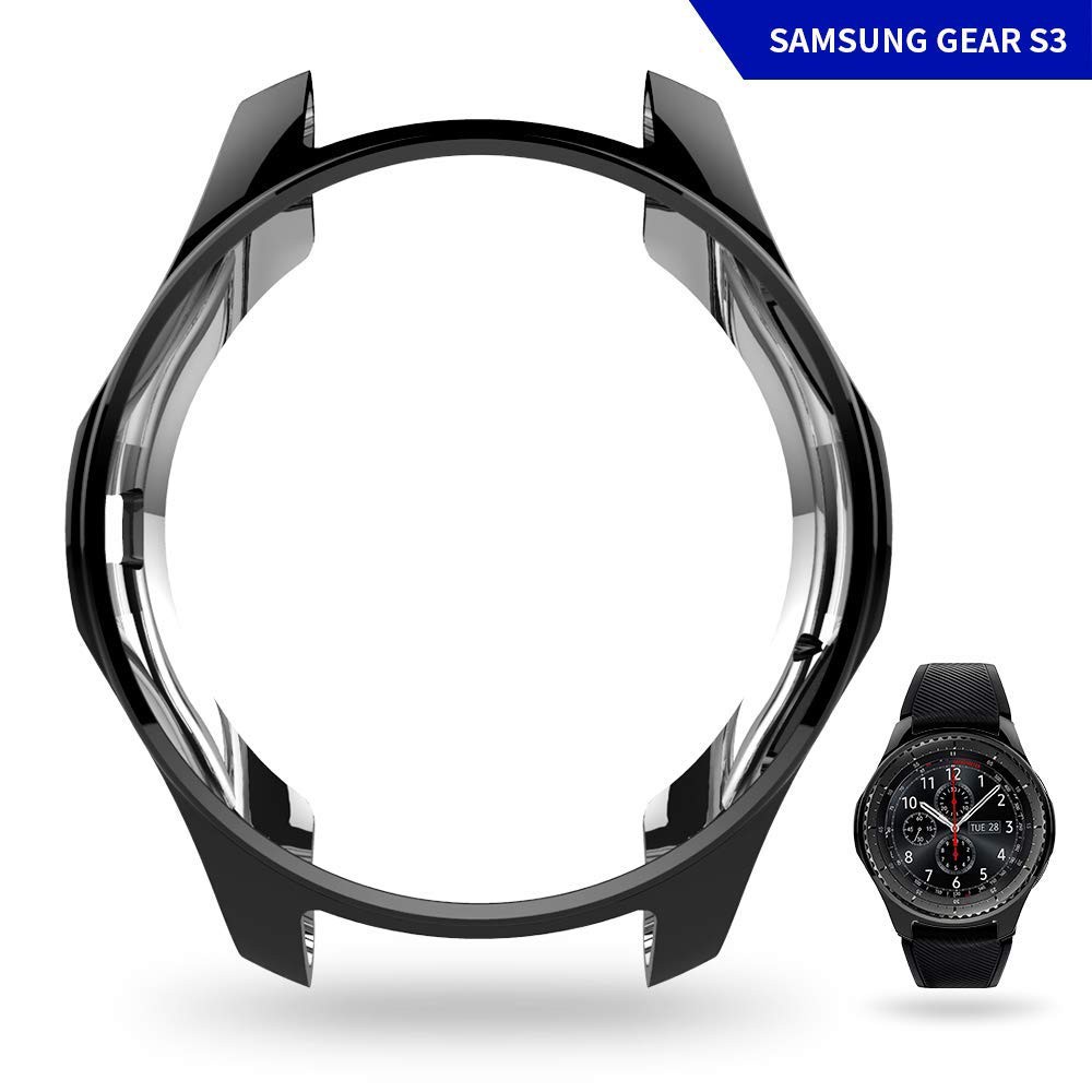 Samsung Gear S3 Frontier S3 Classic Galaxy Watch 46mm Soft Tpu Bumper Case Cover Shopee Singapore