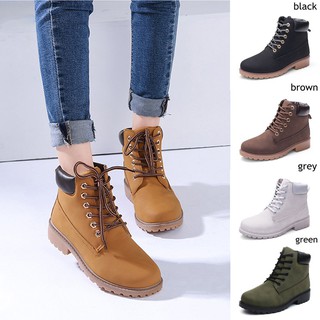 Image of Motorcycle Female Black Martin Boots Shoes Women Ankle Boots
