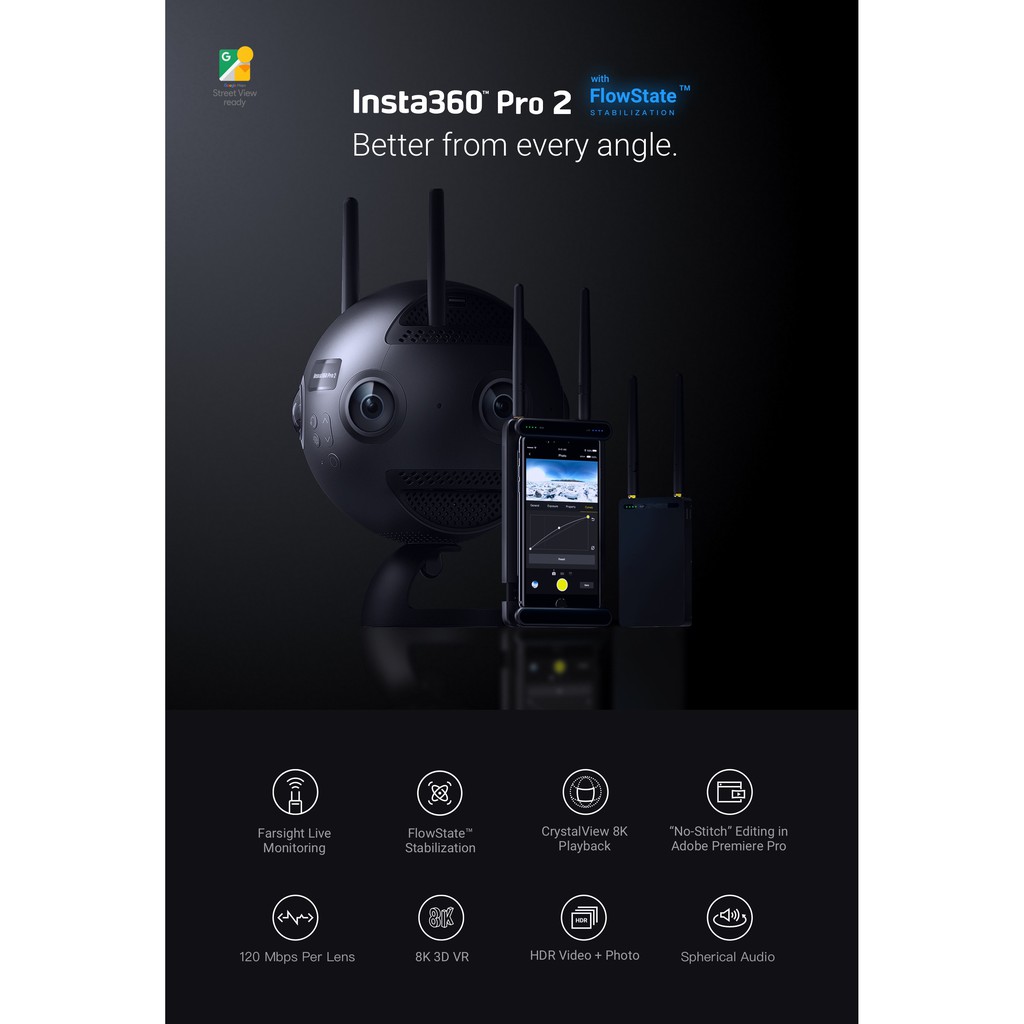 insta360 pro 2.0 & farsight