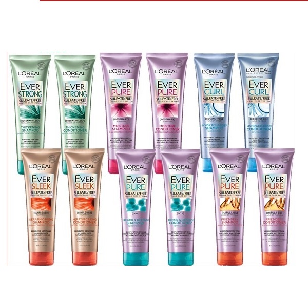 L'OREAL EverPure/EverStrong/EverSleek/EverCurl for Shampoo