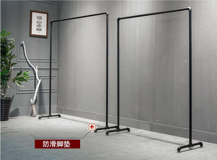 Clothes Rack Iron Clothing Store Display Floor Type Shelf Display Rack