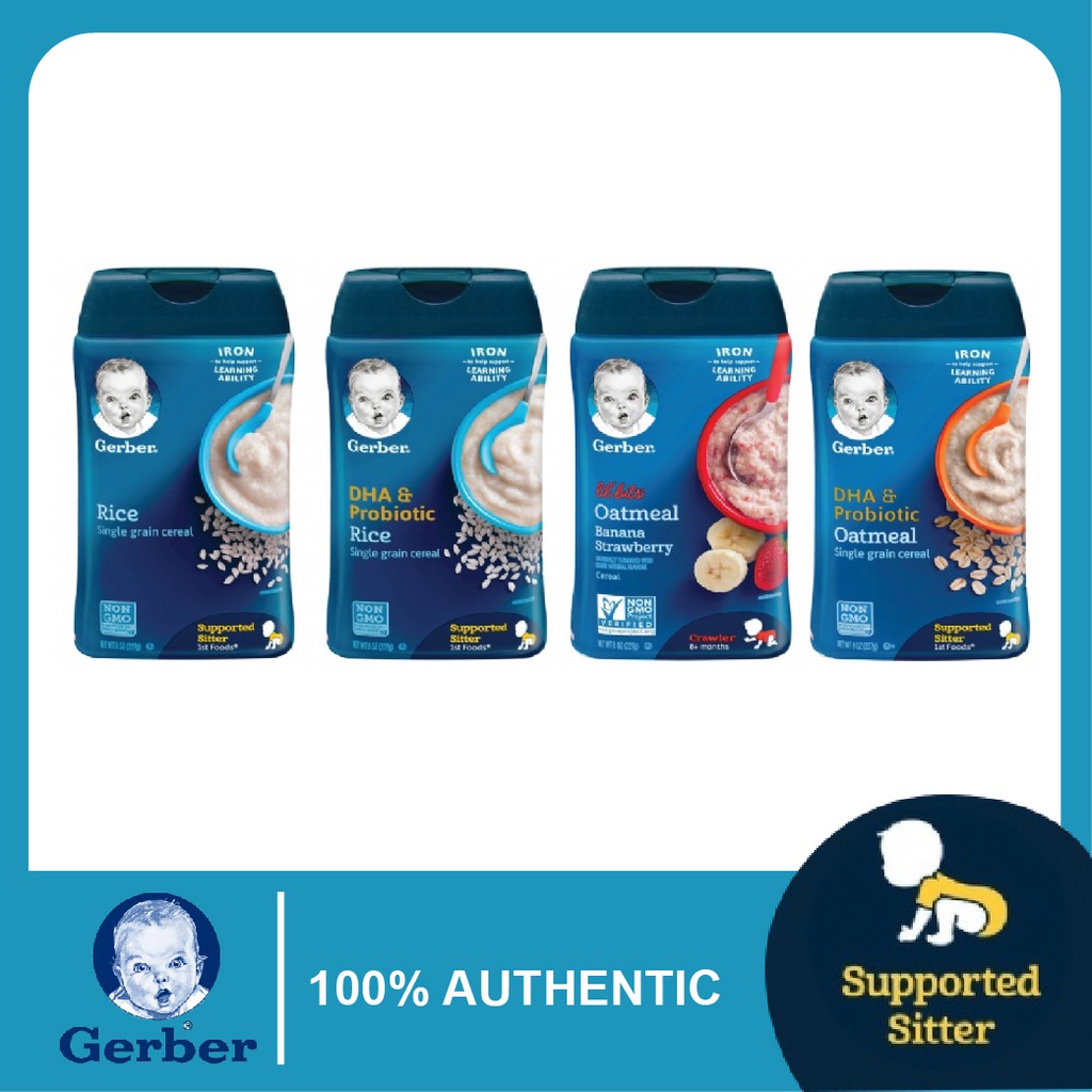 gerber dha probiotic rice