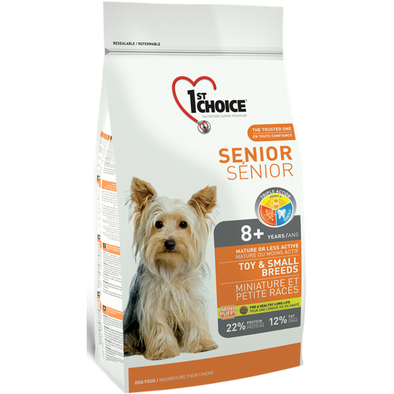 1ST CHOICE Dog Senior Chicken Toy & Small Breeds 2.72 Kg Shopee Singapore