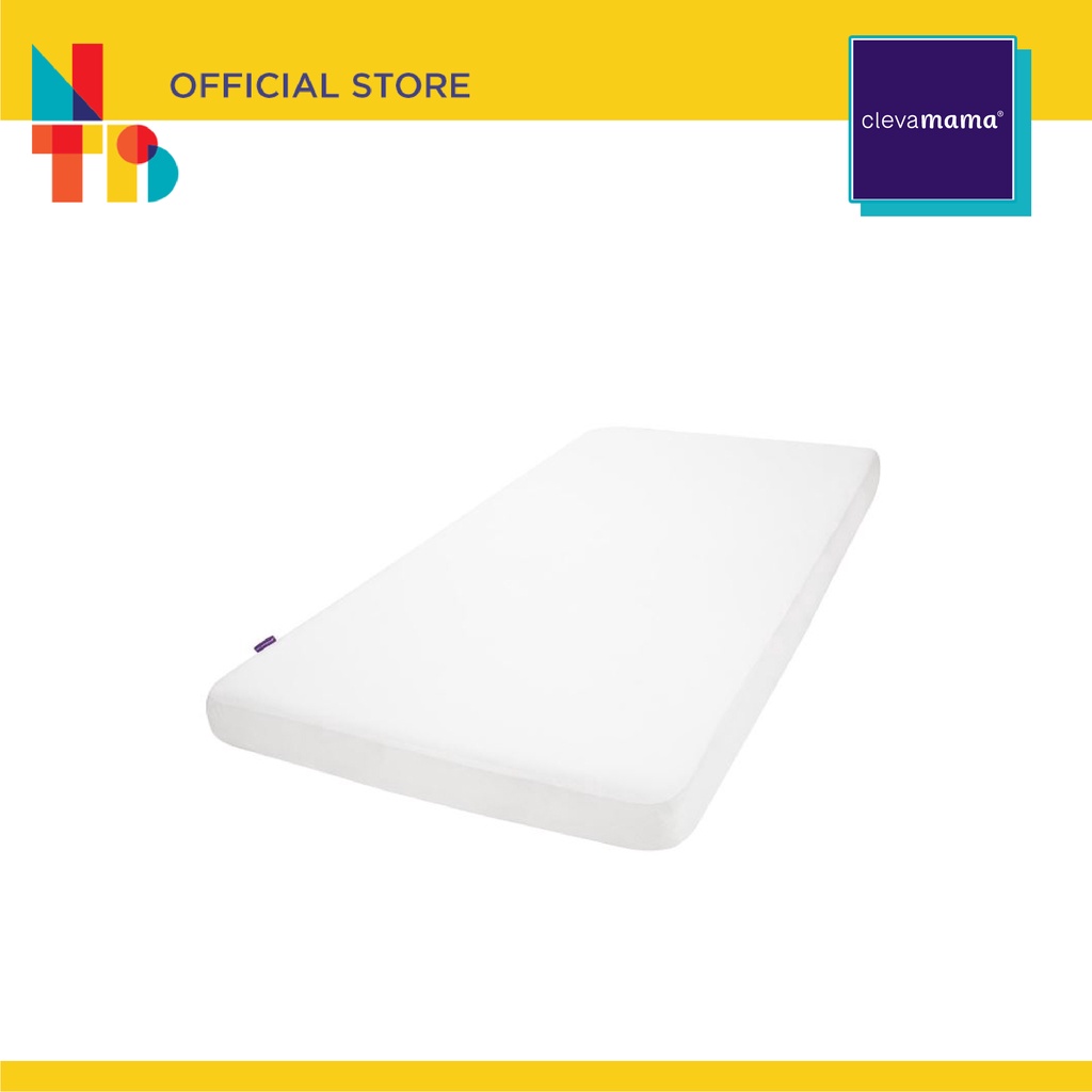 [Not Too Big] Clevamama Tencel Fitted Waterproof Mattress Protector Cot