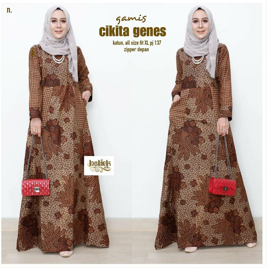  Gamis  Muslim Women Batik  Shirt Latest Models of Zamzam 