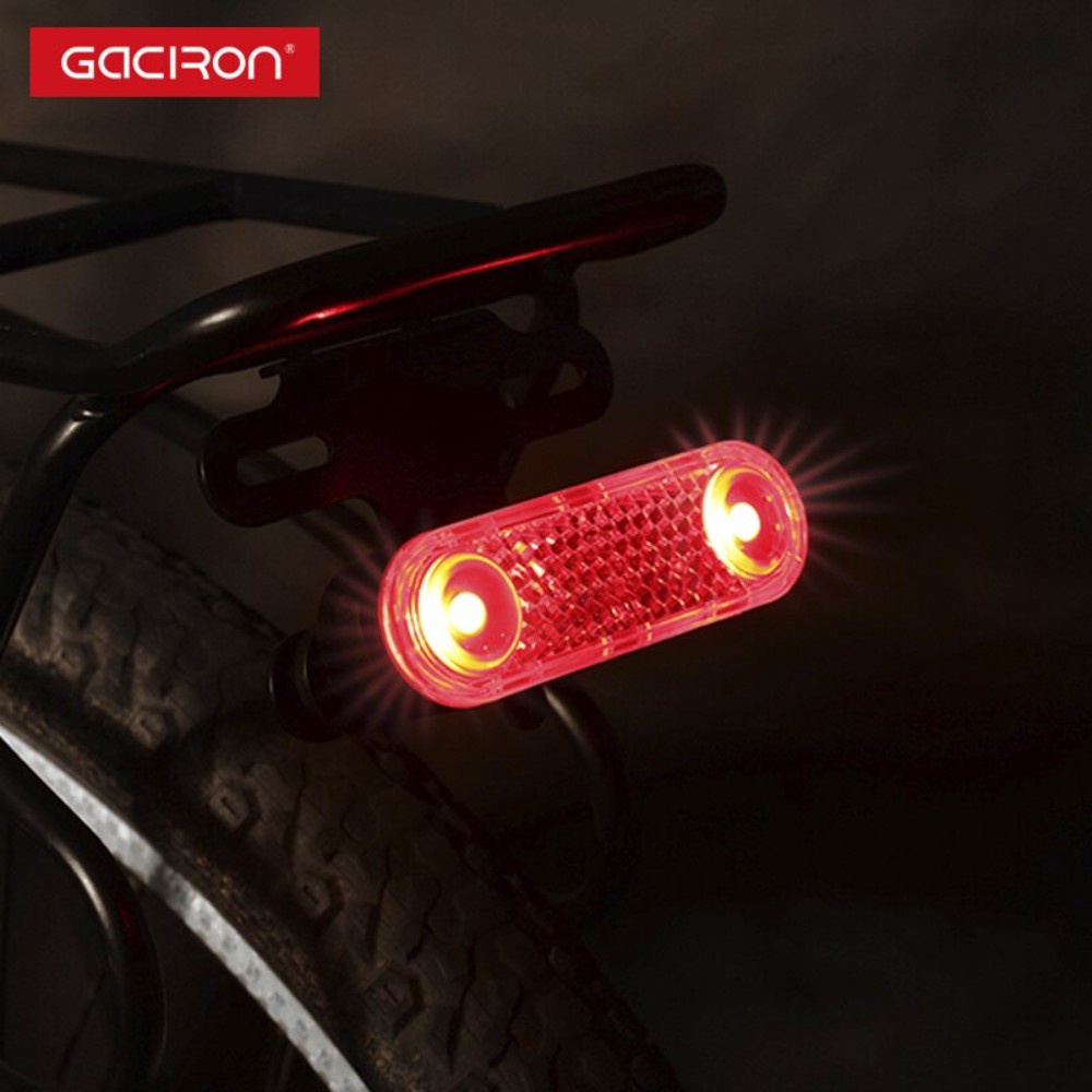 Gaciron Intelligent Brake Light Bicycle Trunk Mount 60lm Braking Rear