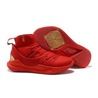 curry 5 black and red