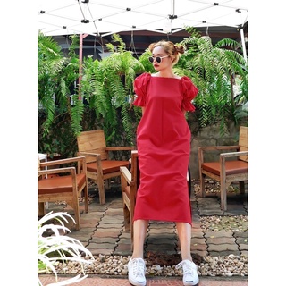 Image of thu nhỏ Women Cotton Doll Sleeve Dress Free Size #5