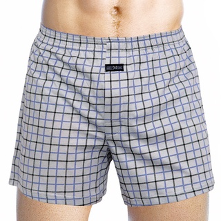 Men 's underwear household pants sports shorts plaid alow pants four corner pant