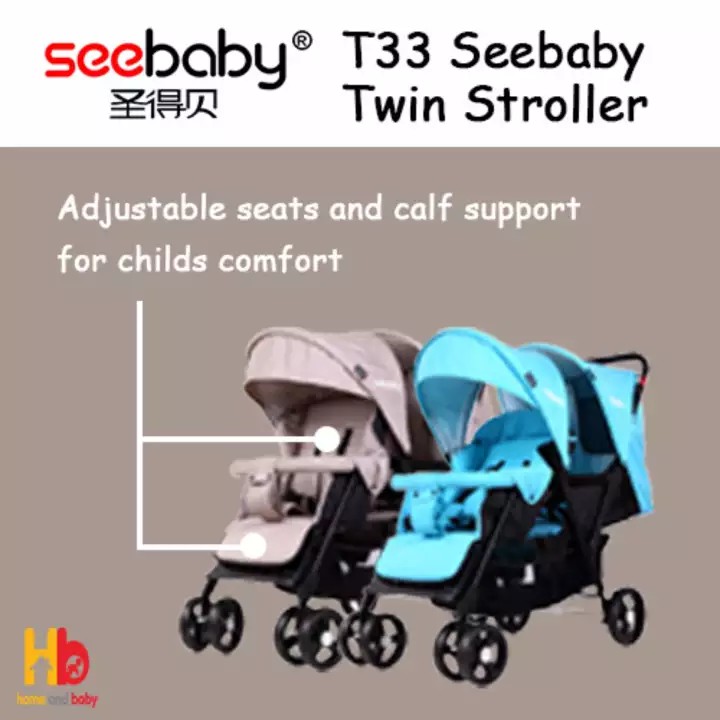 seebaby twin stroller