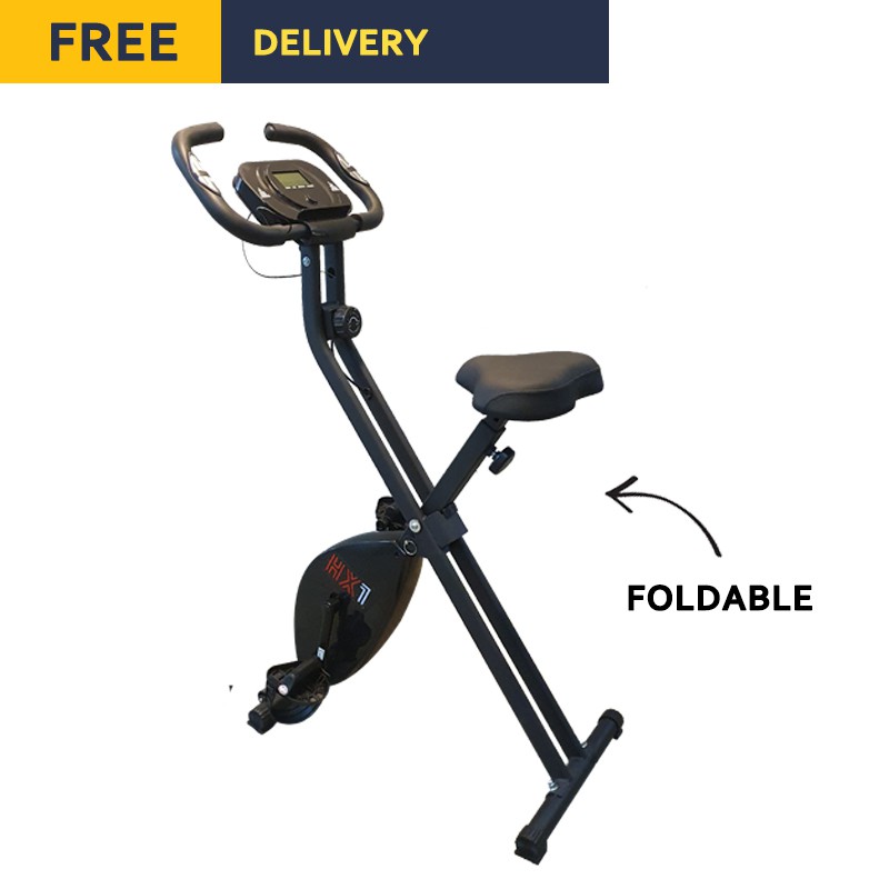 folding exercise bike