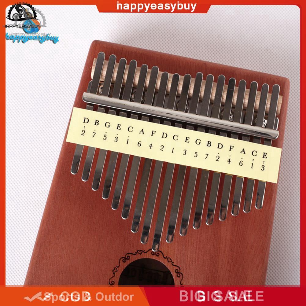 Musical Scale Sticker Note Sticker for Kalimba Thumb Piano Finger Percussion 12x1.5cm 