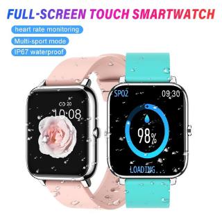🔥2020 NEW Product🔥Full Touch Screen Smart Bracelet Wristband Heart-monitoring Message Alarm Reminder Fitness Smartwatch Fashion Female Male Watch