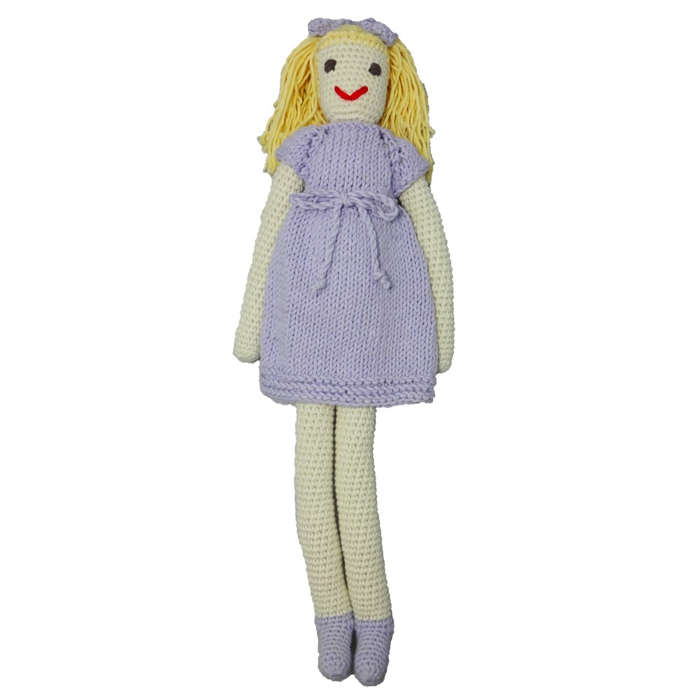 hand knitted rag doll