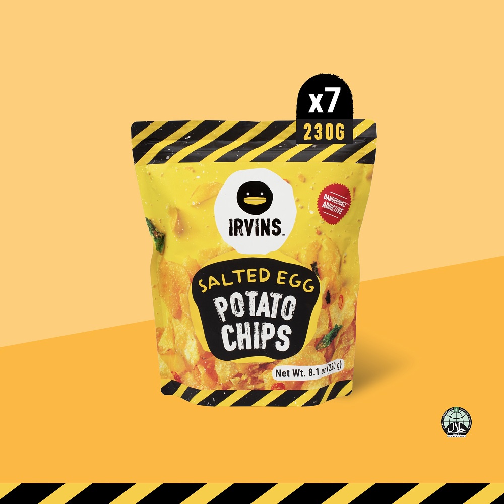 IRVINS Salted Egg Potato Chips (7xBP) | Shopee Singapore