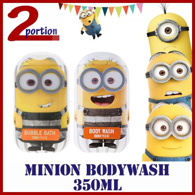 DESPICABLE ME MINION BODYWASH / BUBBLE BATH SHOWER GEL 350ML | Shopee ...