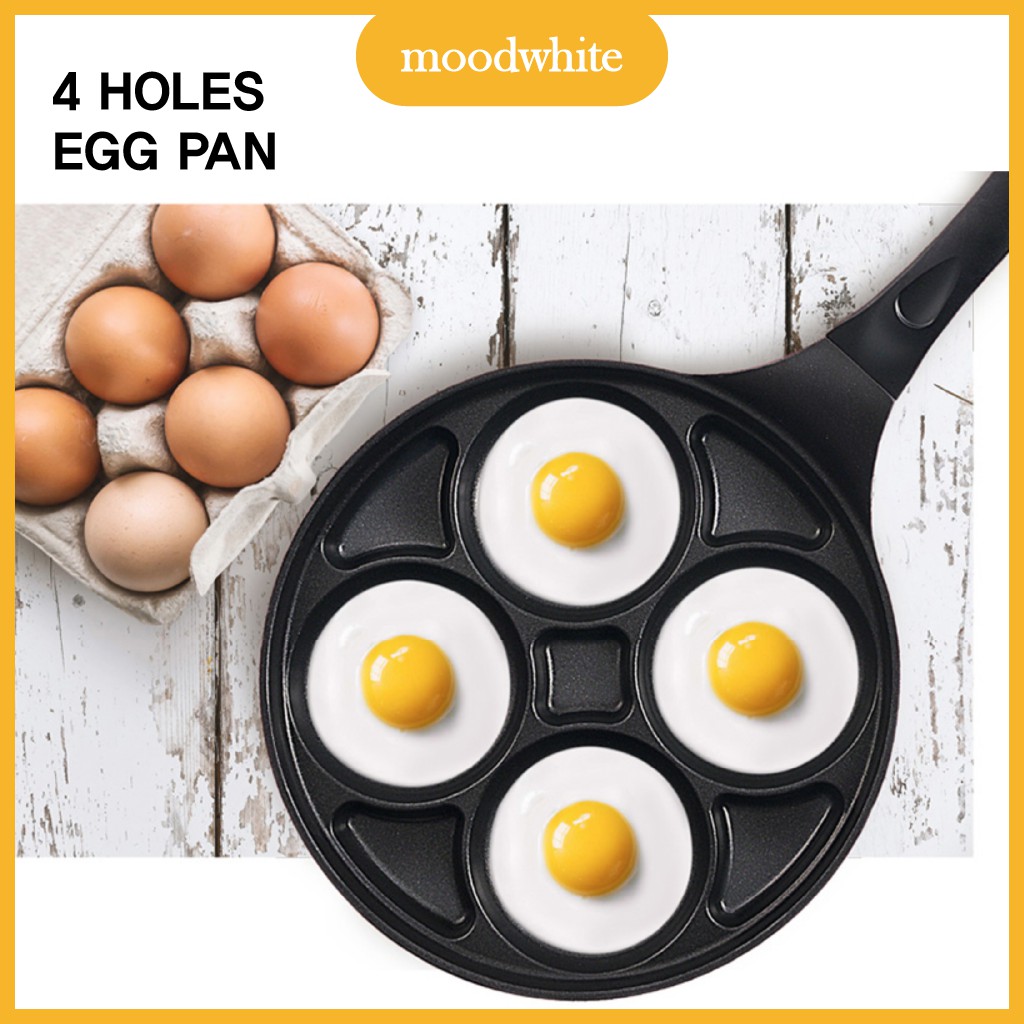 KOREAN 4 Holes Nonstick Egg Frying Pan Omelette Pan 10.5cm Shopee