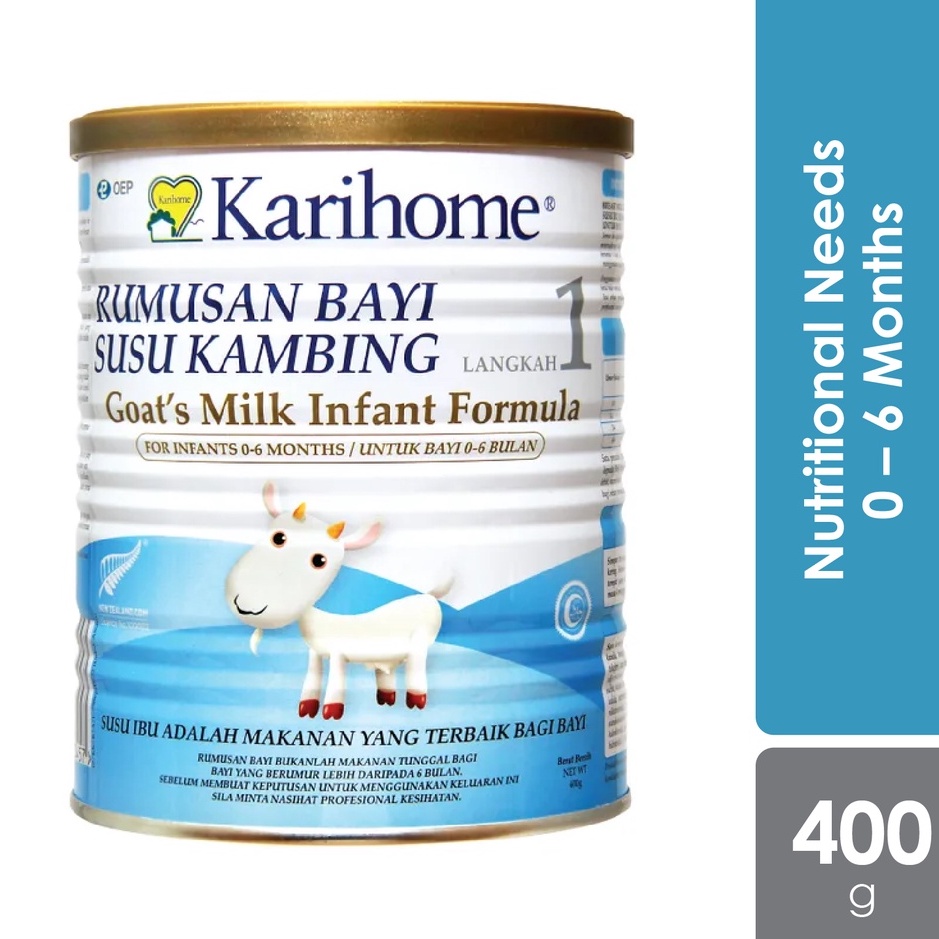 Karihome Goat Milk Infant Formula Step 1 0 6month 400g Shopee Singapore