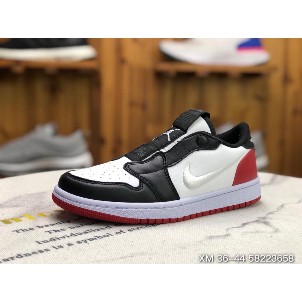 jordan 1 low slip black toe