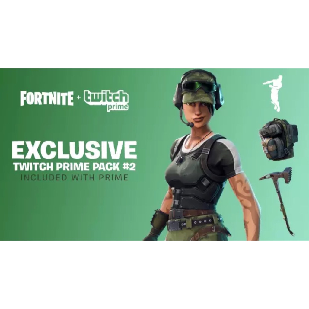 Twitch Prime Pack 2 Fortnite Xbox Ps4 Pc Mobile Read Description Shopee Singapore