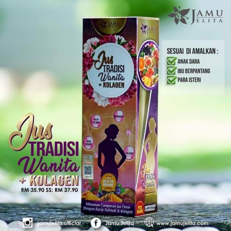 Instock Jamu Jelita Tradisi Wanita Kolagen Shopee Singapore