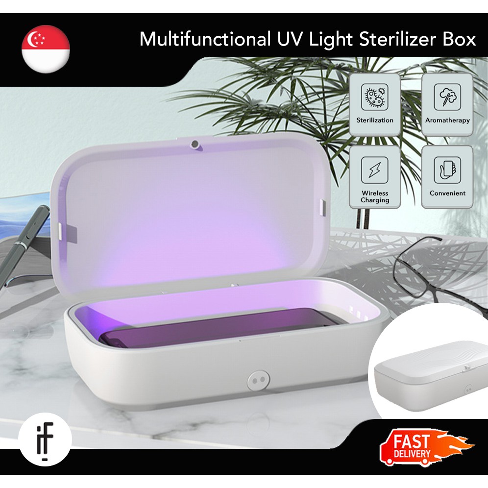 Multifunctional UV Light Sterilizer Box Wireless Charging For Phone