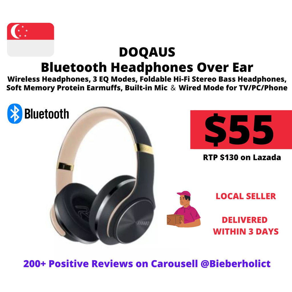 doqaus bluetooth headphones