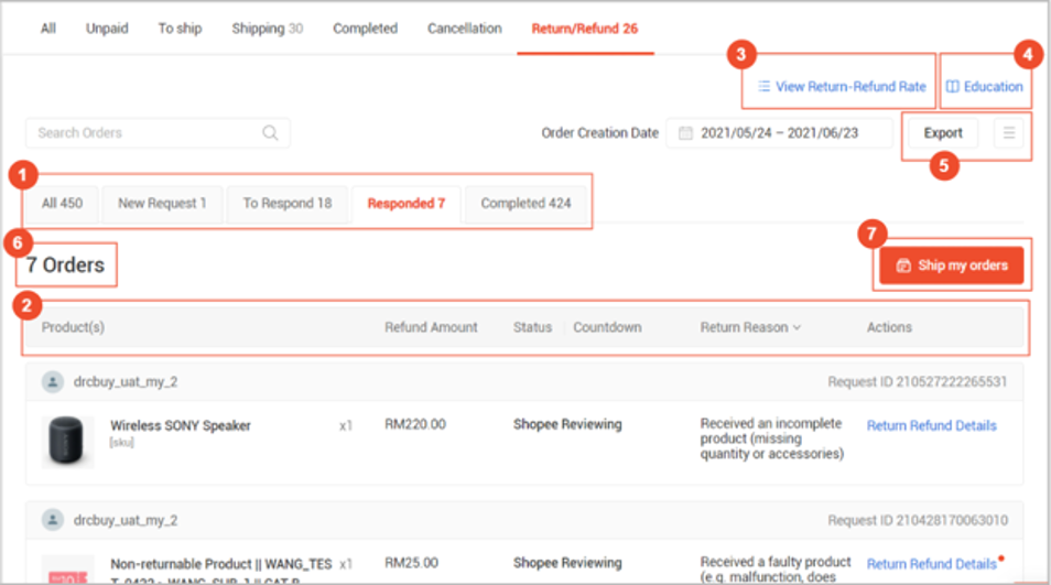 CARA GUNA "RETURN AND REFUND" DI SHOPEE SELLER CENTER