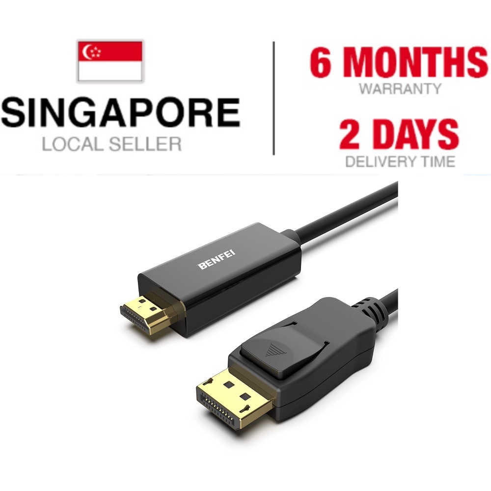 DisplayPort to HDMI Feet Cable, DisplayPort to HDMI Male to Male