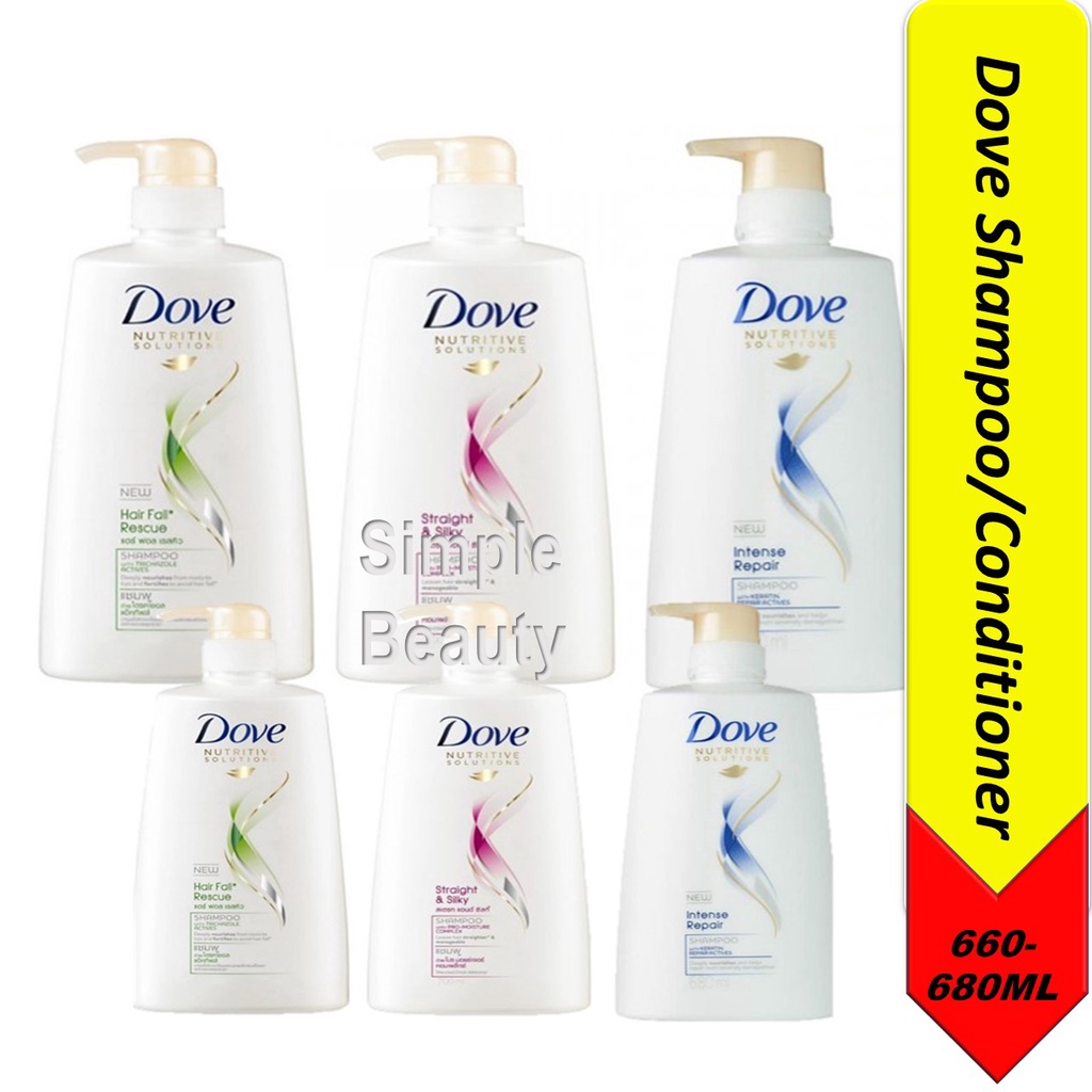 Dove Shampoo / Conditioner, 660ml680ml Shopee Singapore