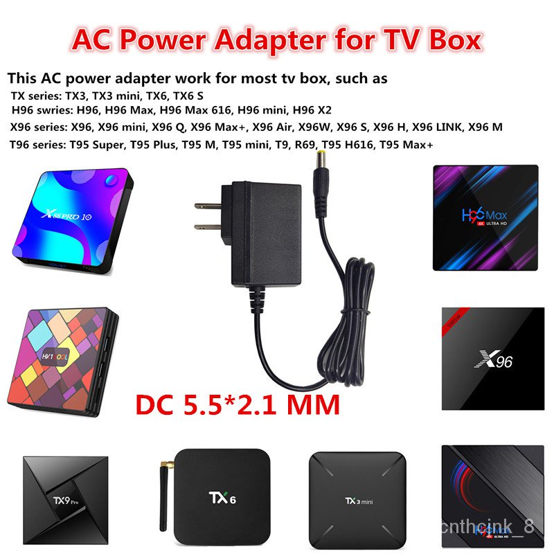 uk adapter TV BOX Power Adapter 5V 2A Charger UK EU AU US Plug