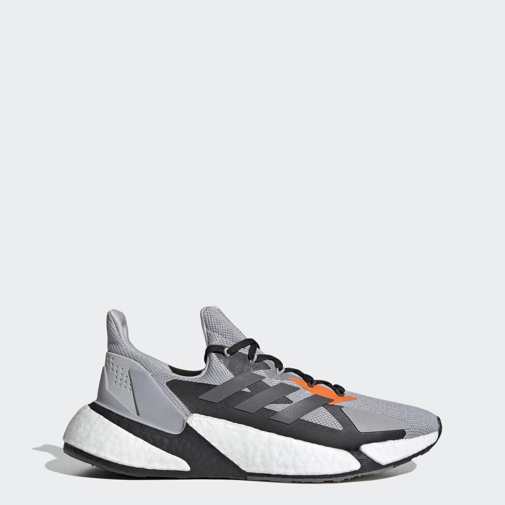 grey adidas running shoes mens