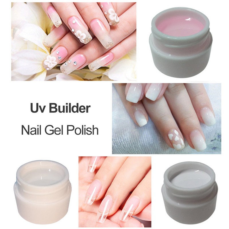 Bt Clear White Pink Primer Base Uv Gel Top Coat Decor Nails Art Tips Transparent Shopee Singapore