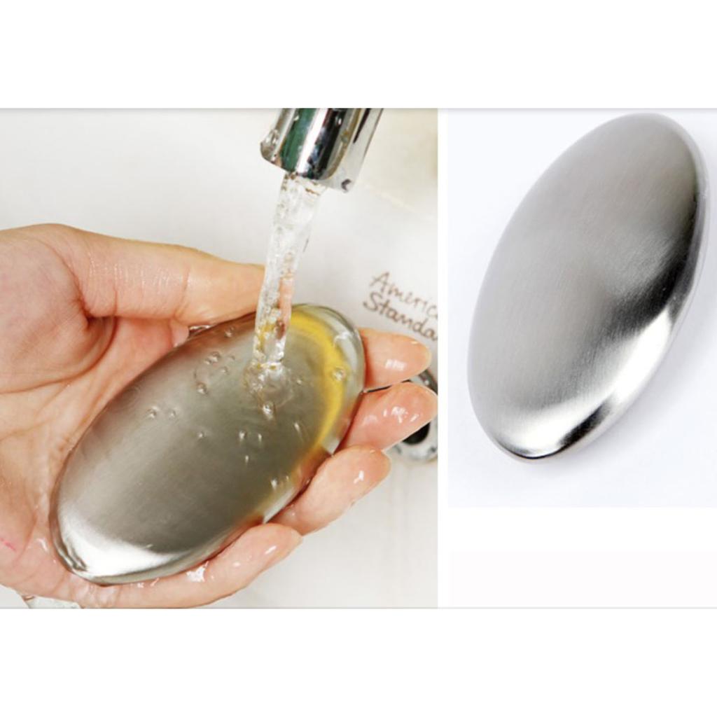 Stainless Steel Soap Odor Remover Bar Deodorant Metal Soap Stainless ...