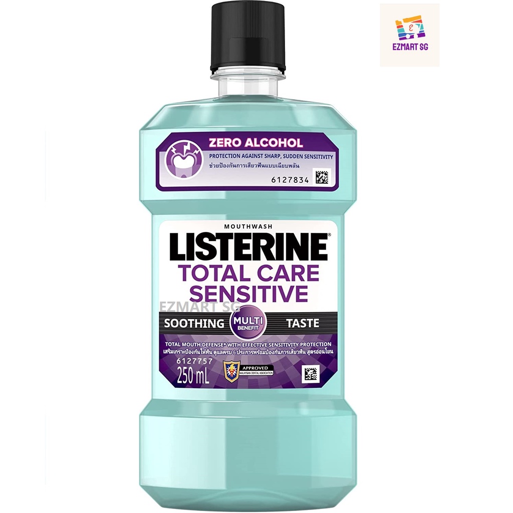 Listerine Total Care Sensitive Mouthwash 250ml Shopee Singapore