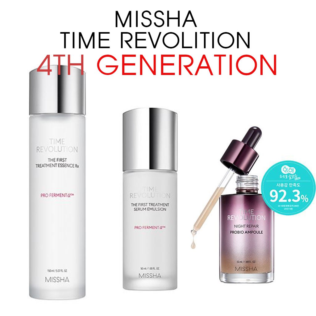  MISSHA Time revolution  Essence Ampoule 4th Generation 