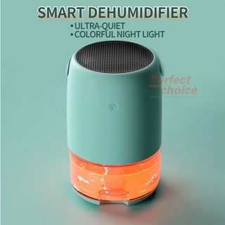 【SG Stock】Mini Dehumidifier With Night Light Quiet/High Efficiency Dehumidification Room/Wardrobe