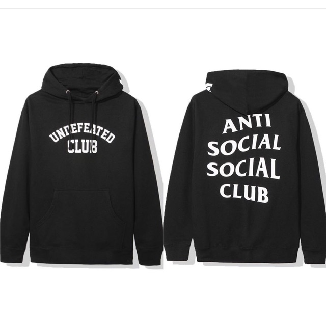 undefeated anti social social club hoodie