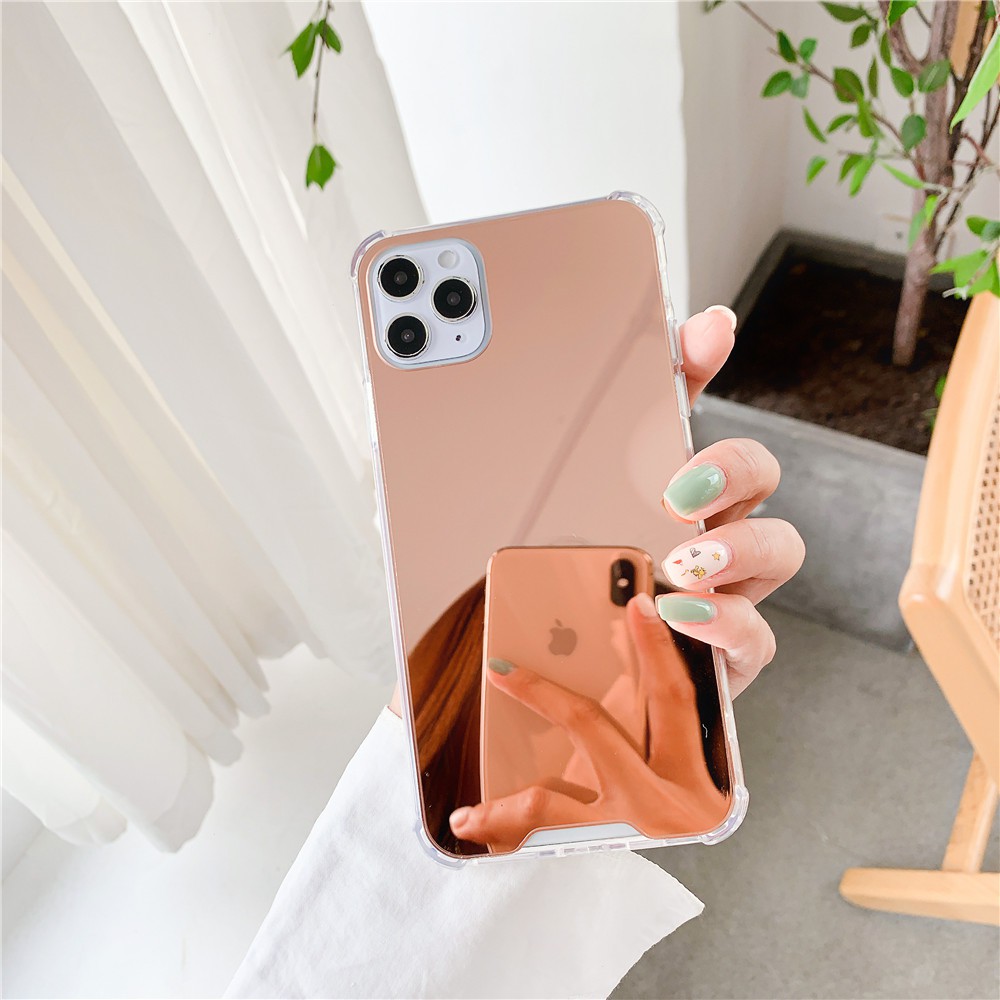 Iphone 12 Pro X Xr Xs Max Case Iphone 11 12 Pro Max 12 Mini Iphone 6s 6 7 8 Plus Se Soft Bling Mirror Back Cove Case Iphone Se Shopee Singapore