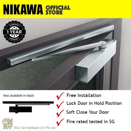 NIKA Wooden Door Slide Arm/ 983 Door Closer / Door Closer with Slide