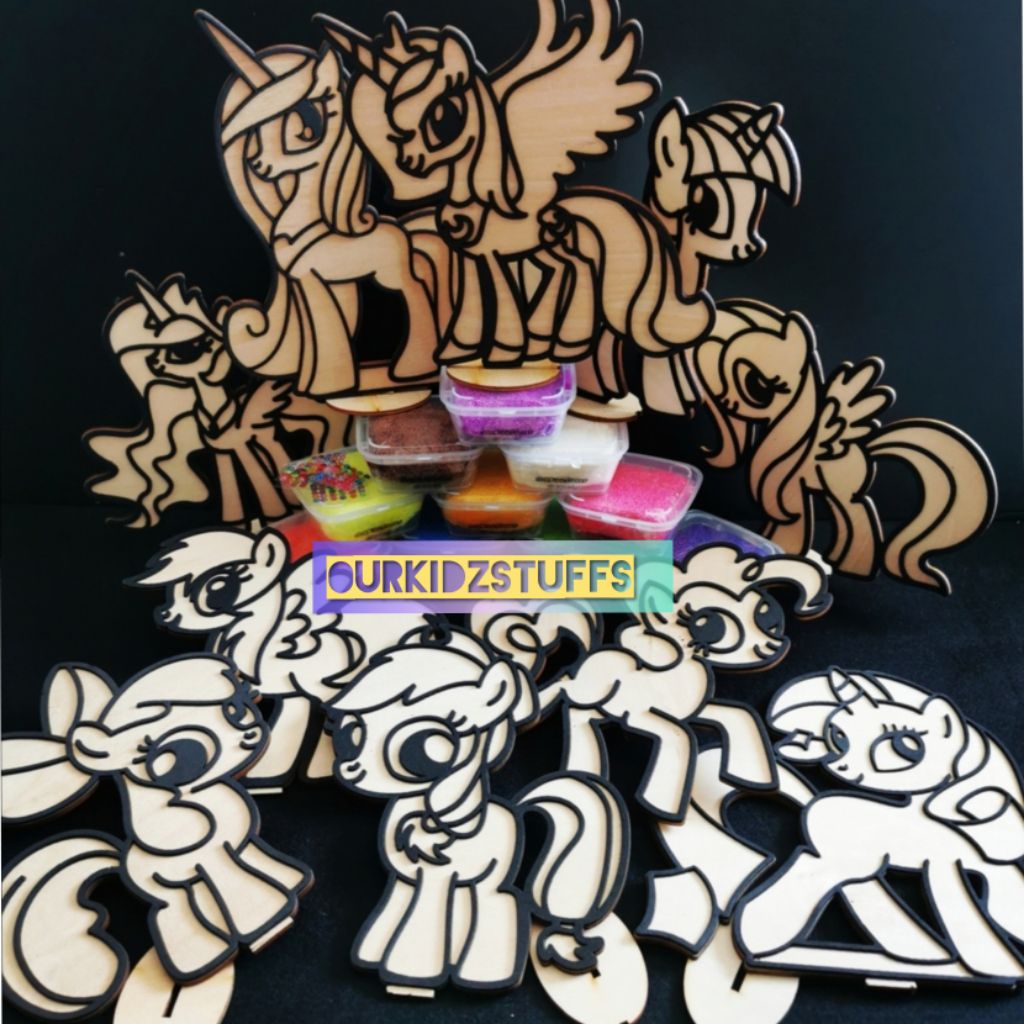 5/10pcs My Little Pony Beady Foam Clay Kit Shopee Singapore