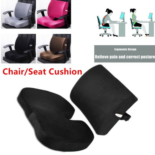 back support seat cushion for office chair