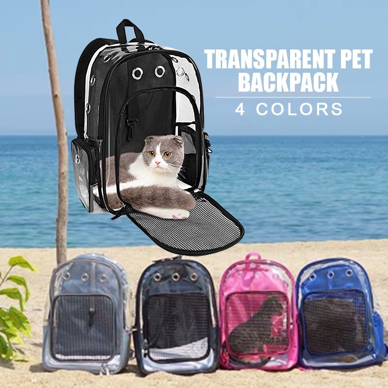 clear cat backpack carrier